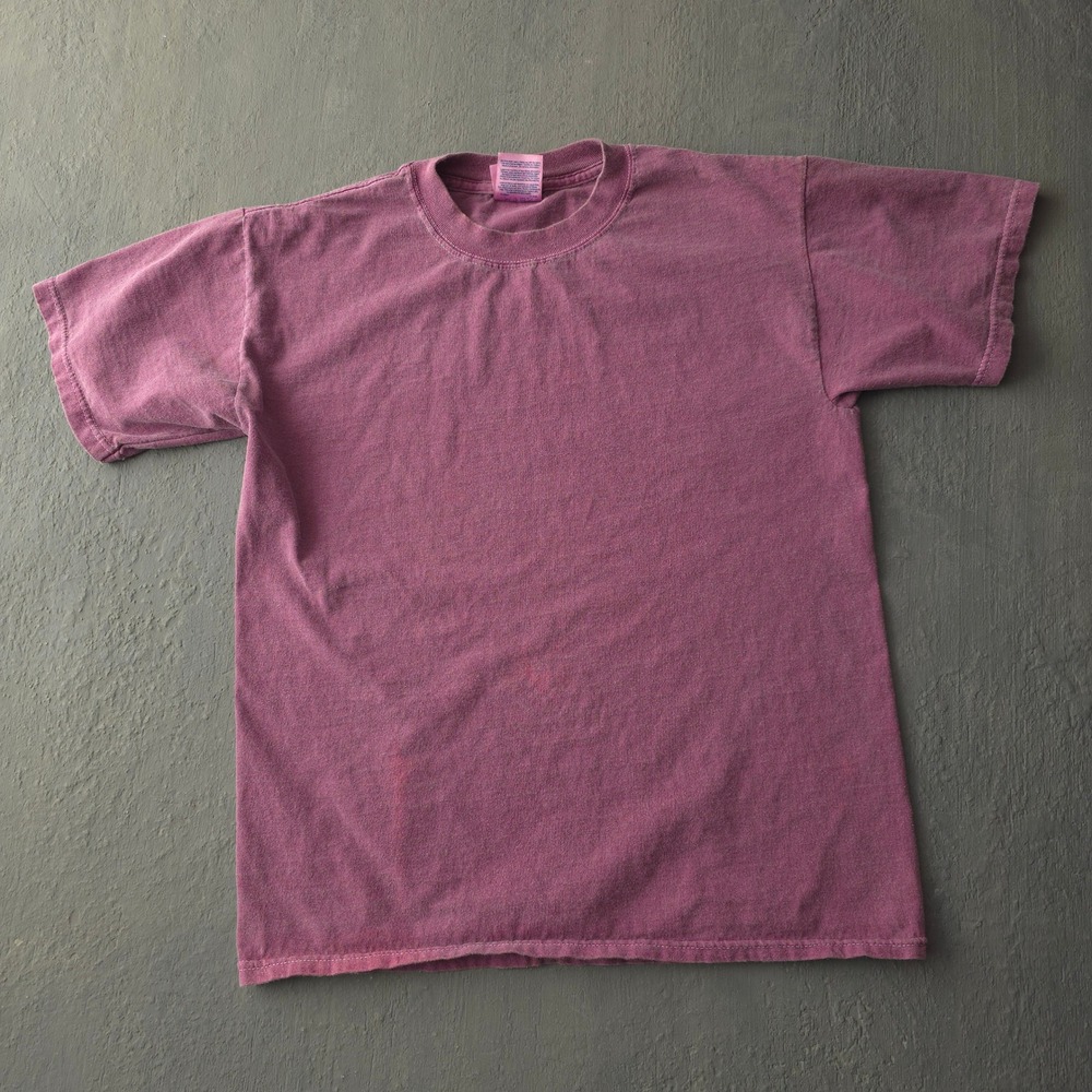 Vintage 2000s Gildan Purple T-shirt Medium Y2K Overdyed